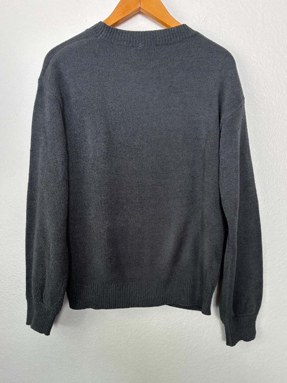 Hem & Thread Wish Pullover Crew Neck Sweater Medium Cozy Cabin Winter - Picture 4 of 7